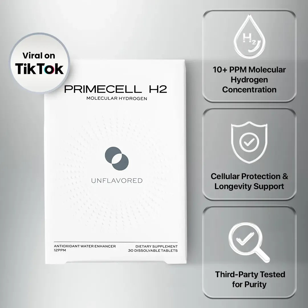 Exhausted All Day, Aging Faster Than You Should? PrimeCell H2 Protects Your Cells From The Inside Out.